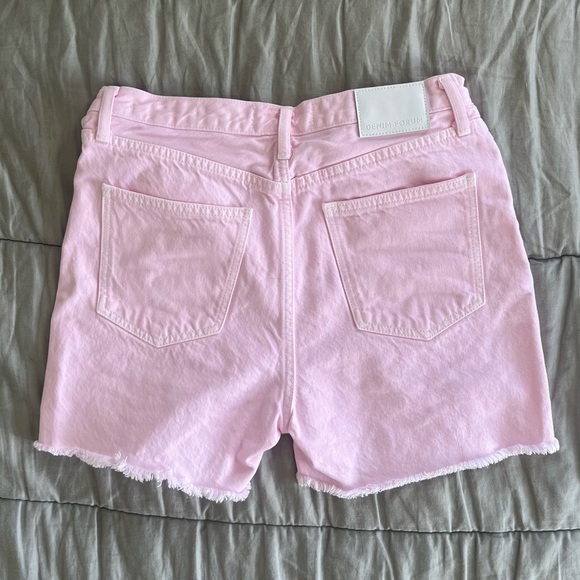 DENIM FORUM LIGHT PINK SHORTS - Picture 5 of 7
